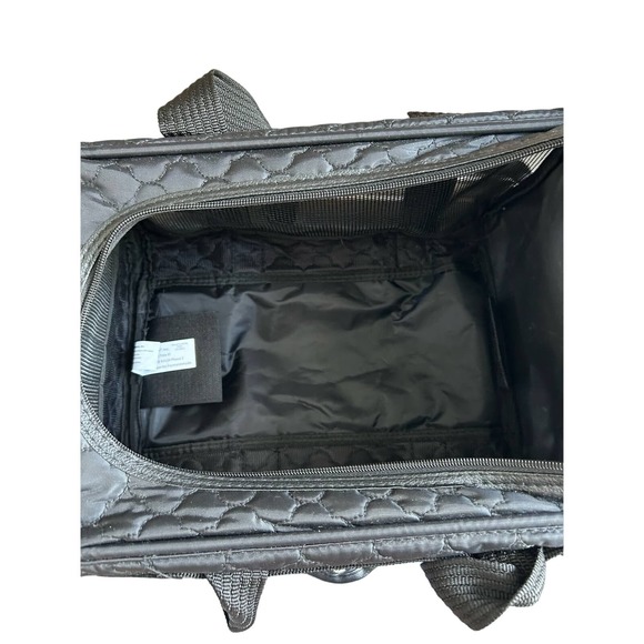 Worldwise Deluxe Lattice Stitch Travel Pet Carrier - Airline Approved, Small - Picture 5 of 11